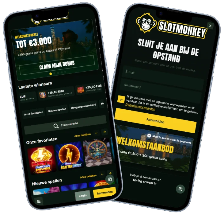 Slot Monkey Casino op Mobiel